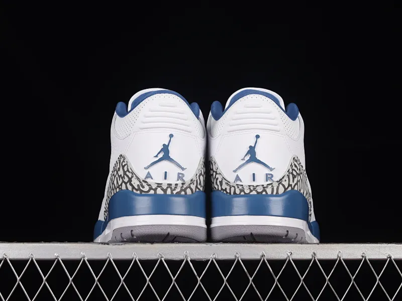All categories Air Jordan Jordan series basketball shoes Air Jordan 3 foreign trade version Air Jordan Retro AJ3 Joe 3 White and Blue Wizards CT8532-148